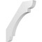 Ekena Millwork 3 1/2-in. W x 24-in. D x 28-in. H Olympic Architectural Grade PVC Knee Brace BRCP035X24X28OLY - alternate 1